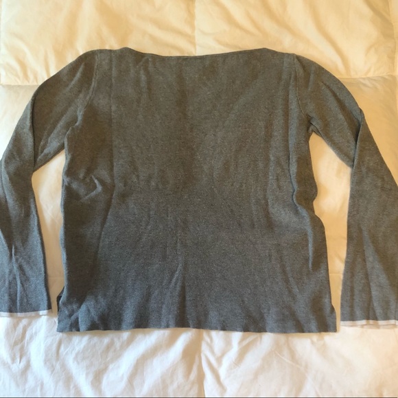 GAP Grey Crew Neck Sweater Size Small - Picture 2 of 3